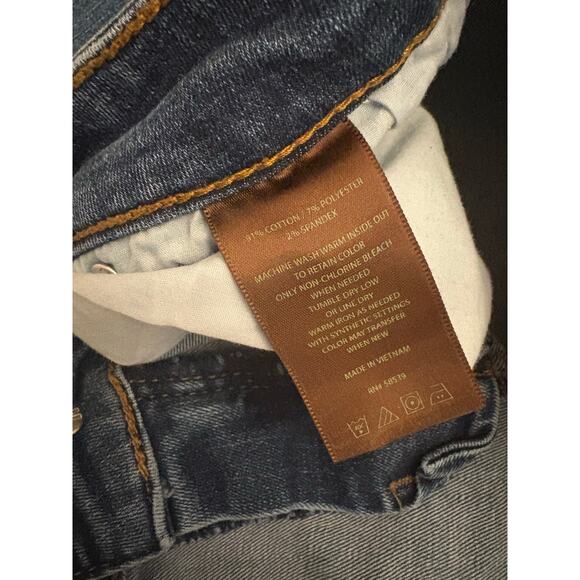 Kut from the Kloth Mia Toothpick Skinny Jeans Medium Wash Size 6 - Picture 8 of 9